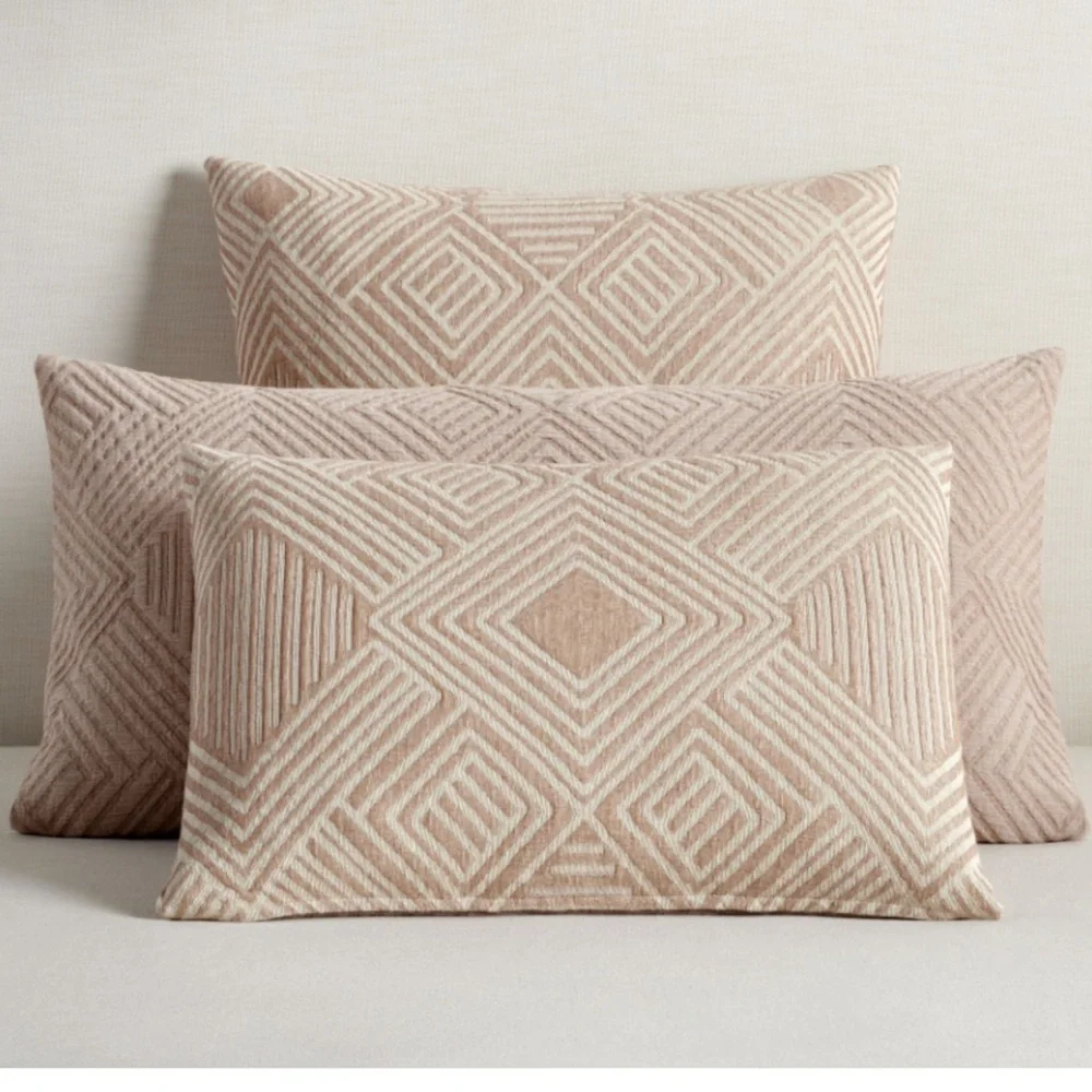 Pottery Barn Sweet July Geo Pillow Sham Standard Size 1